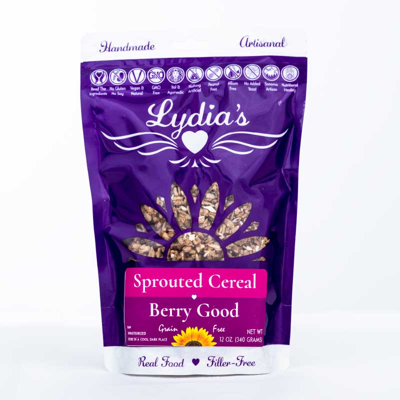 Gluten Free Sprouted Cereal from Lydia's Foods in California