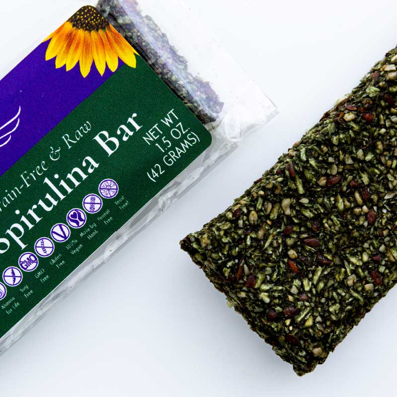 Buy Raw Food Spirulina Bars Lydia’s Foods