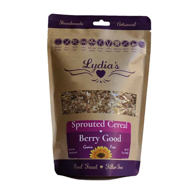 Gluten Free Sprouted Cereal from Lydia's Foods in California
