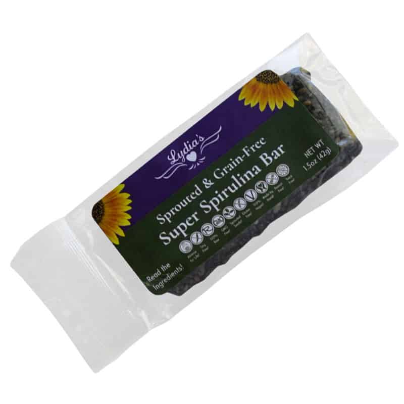 Spirulina Sprouted Bars from Lydia's Kind Foods in California